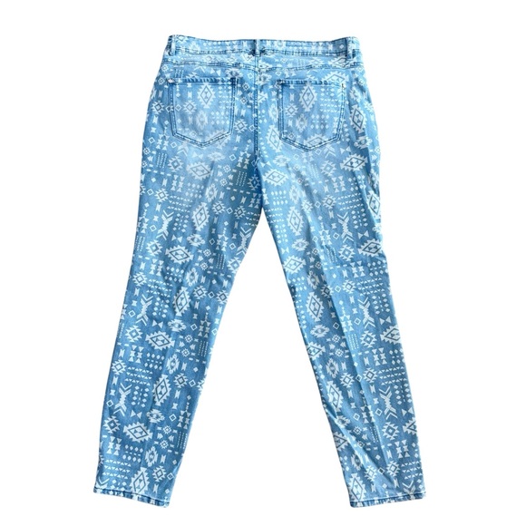 Cato Denim Aztec‎ Print Denim Jeans size 14 - Picture 5 of 7